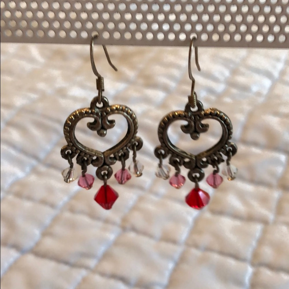 Heart shaped earrings